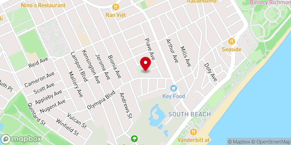 Map showing location of The Crystal Room