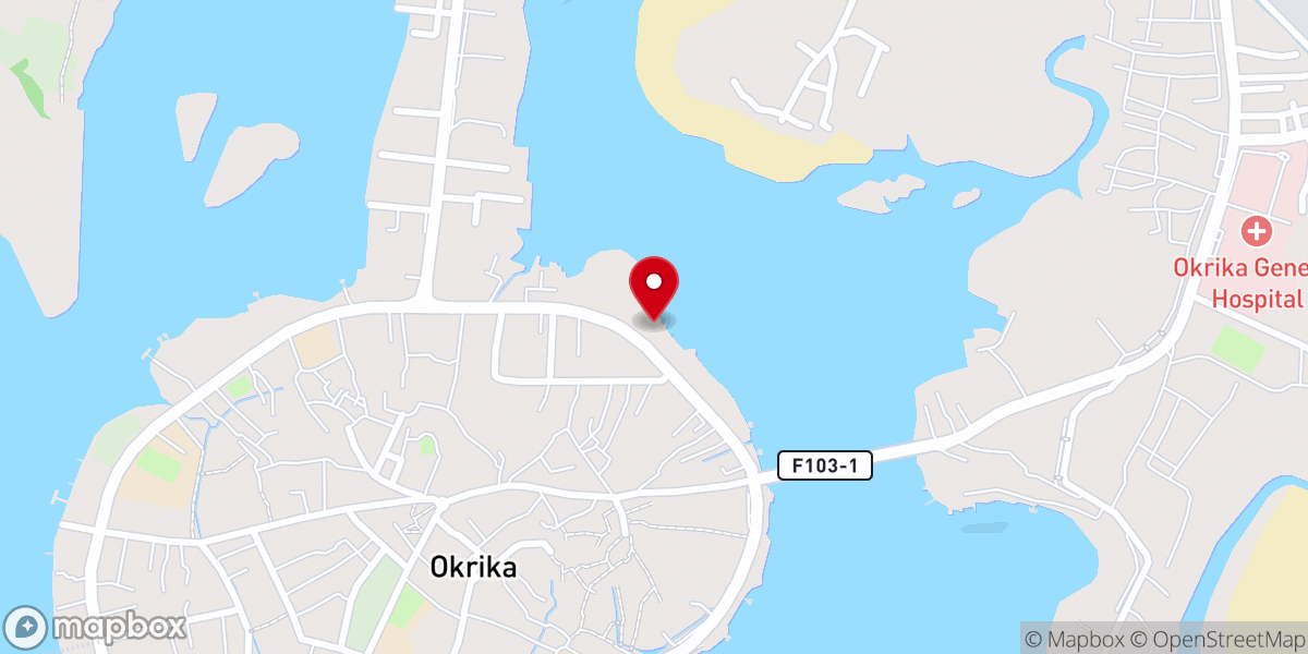 Map showing location of Christ The King Anglican Church