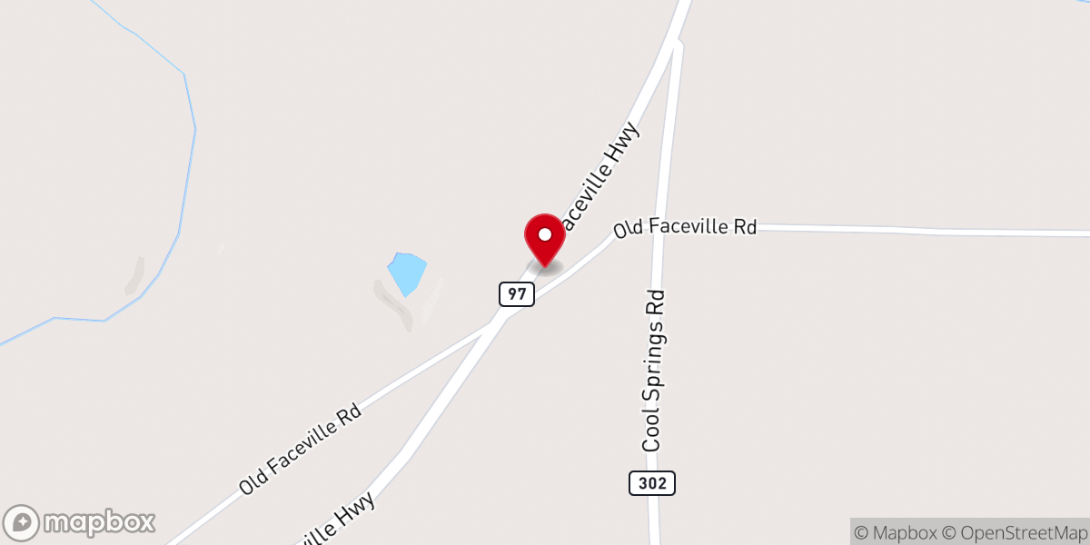 Map showing location of Celebration Baptist Church