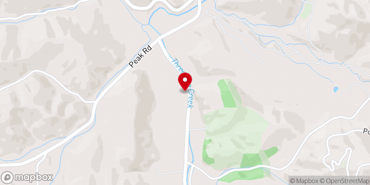 Map showing location of Creston Methodist Parsonage