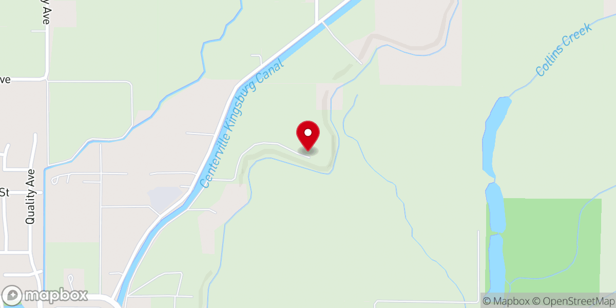 Map showing location of Kings River Water Well Drilling & Pump Service