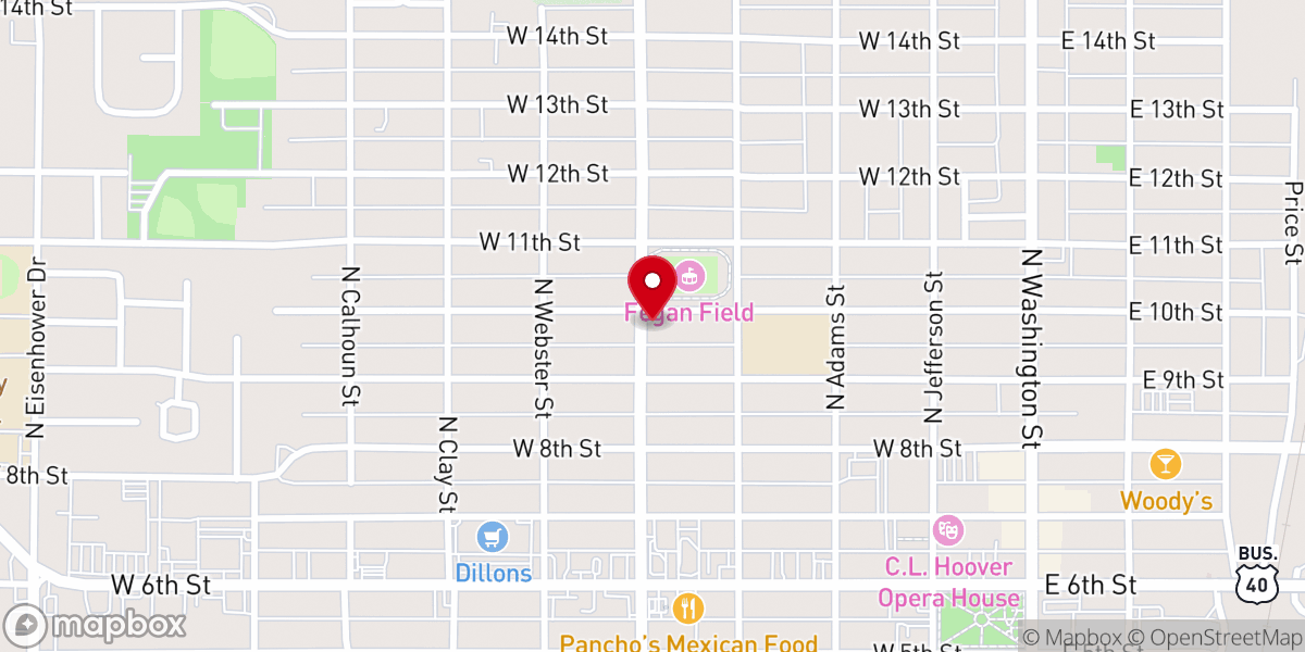Map showing location of Junction City Seventh-day Adventist Church