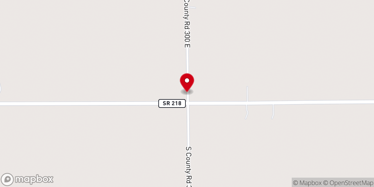Map showing location of Blue Ball Church