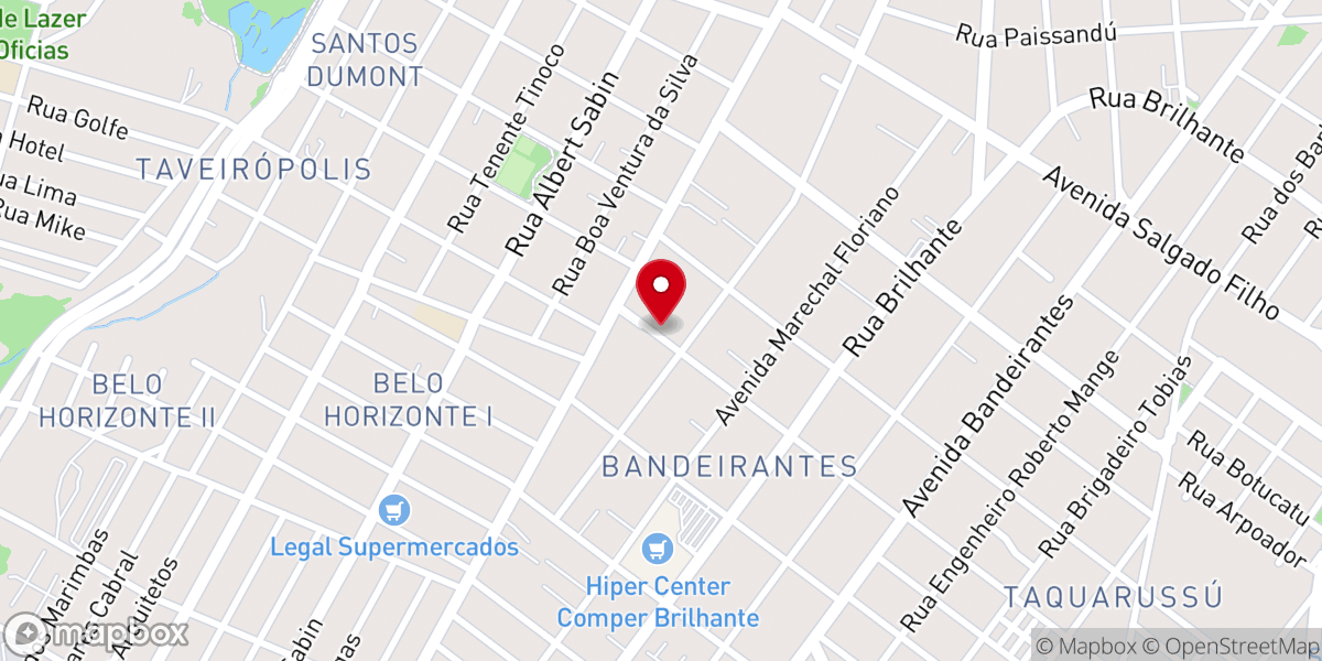 Map showing location of Igreja Apostólica da Santa Vó Rosa