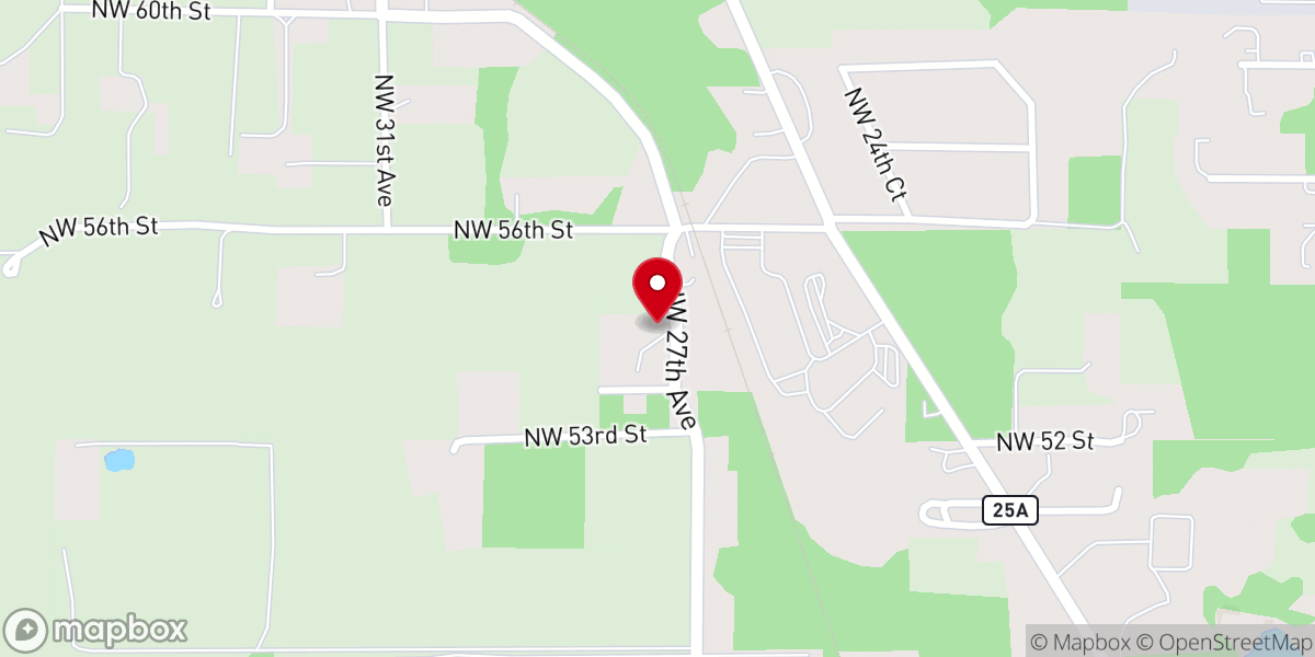 Map showing location of Mount Tabor AME Church