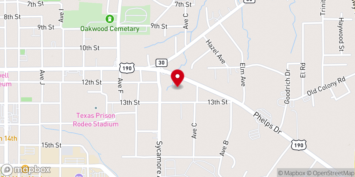 Map showing location of Iglesia Apostoles Y Profetas