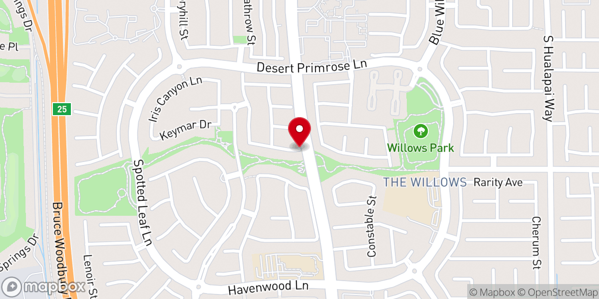 Map showing location of True Buddha Las Vegas Society