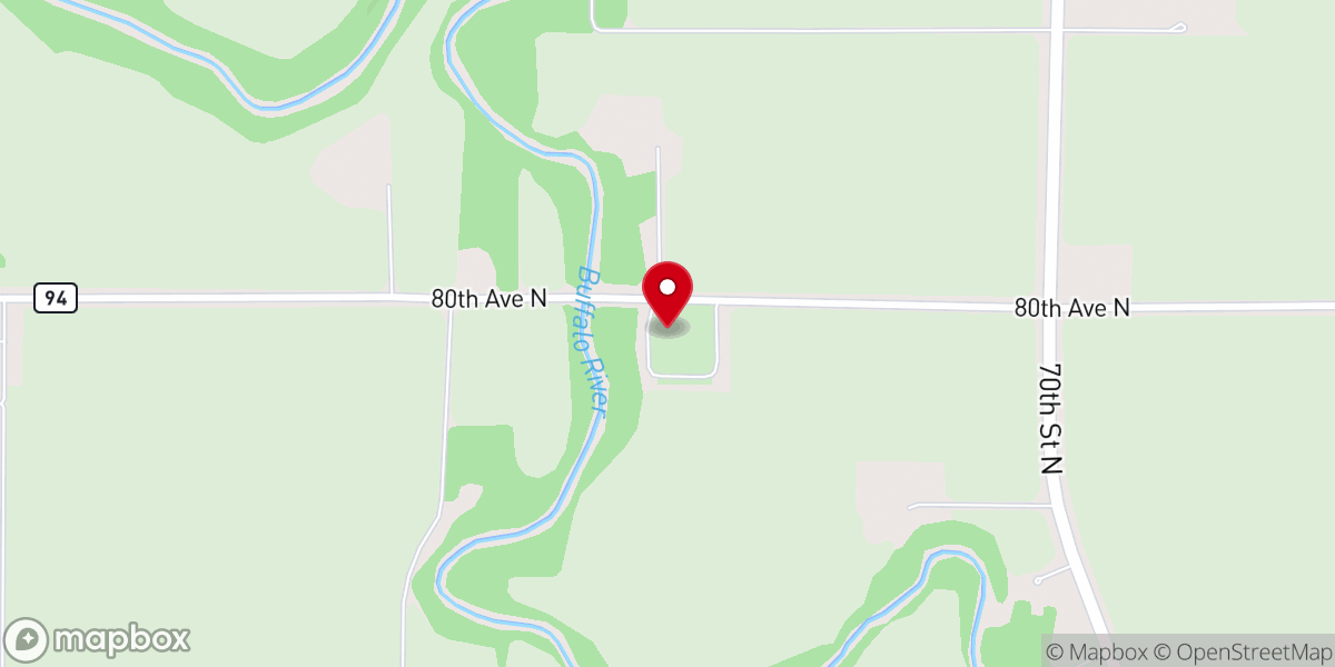 Map showing location of Concordia Lutheran Church