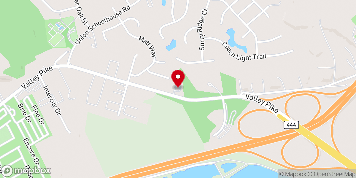 Map showing location of Valley Street Free United Baptist Church