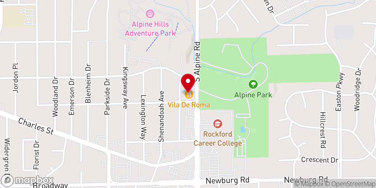 Map showing location of Redeem Rockford