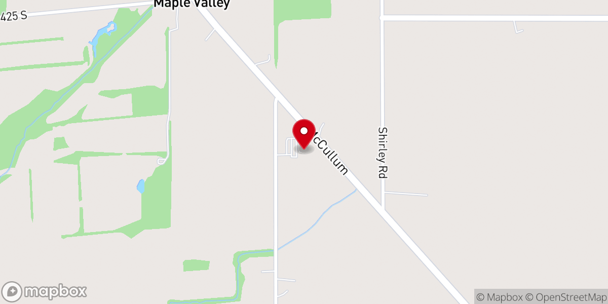 Map showing location of Christ Fellowship
