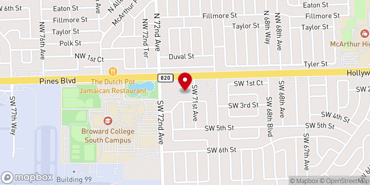 Map showing location of Worshipers House