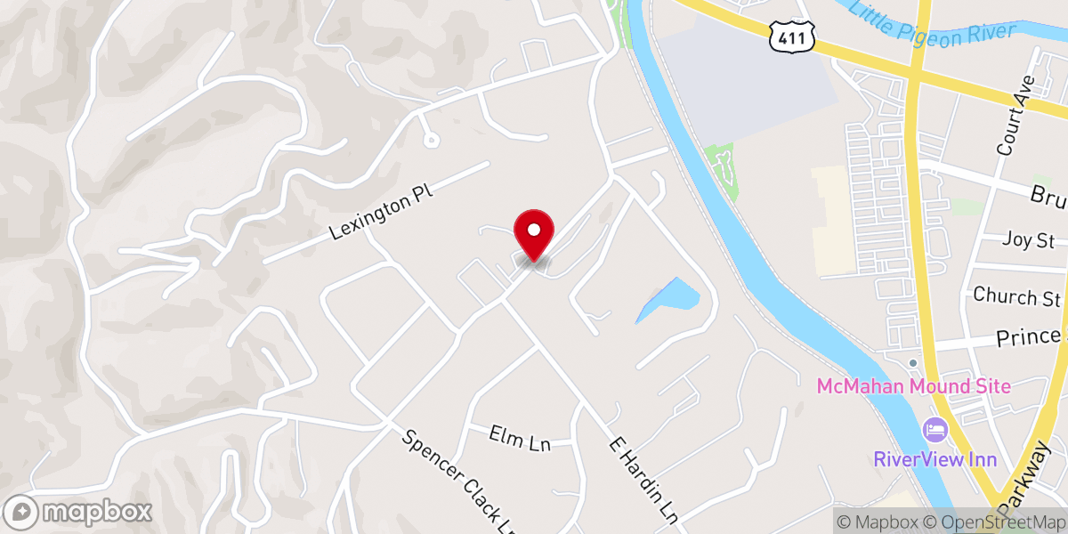 Map showing location of St. Joseph the Carpenter Episcopal Church