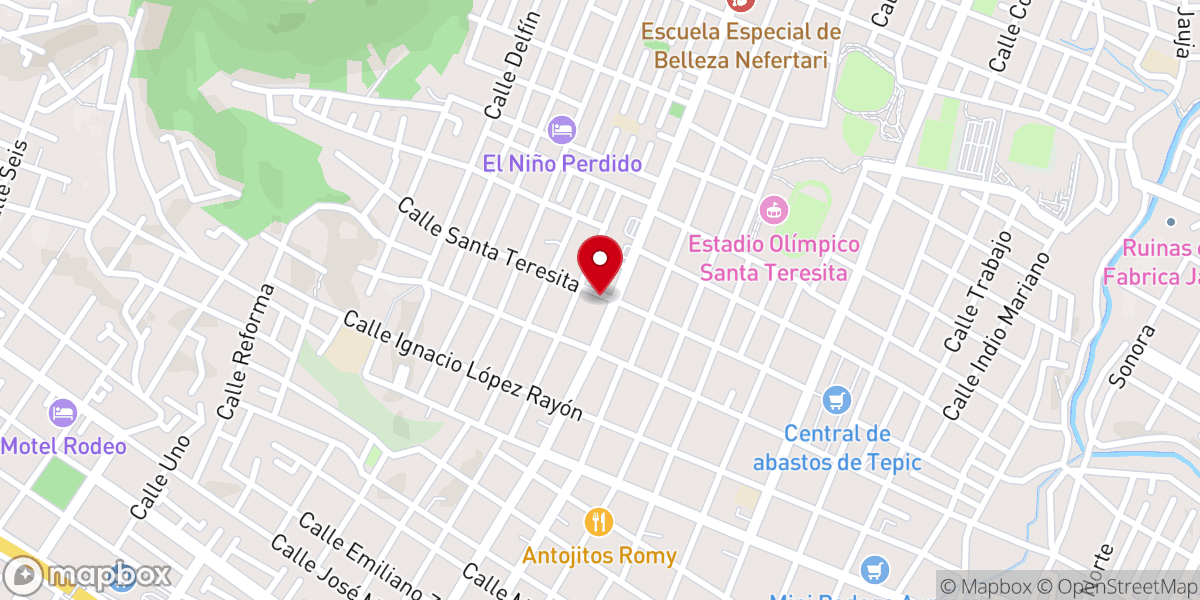Map showing location of Iglesia Cristiana Bautista Principe De Paz