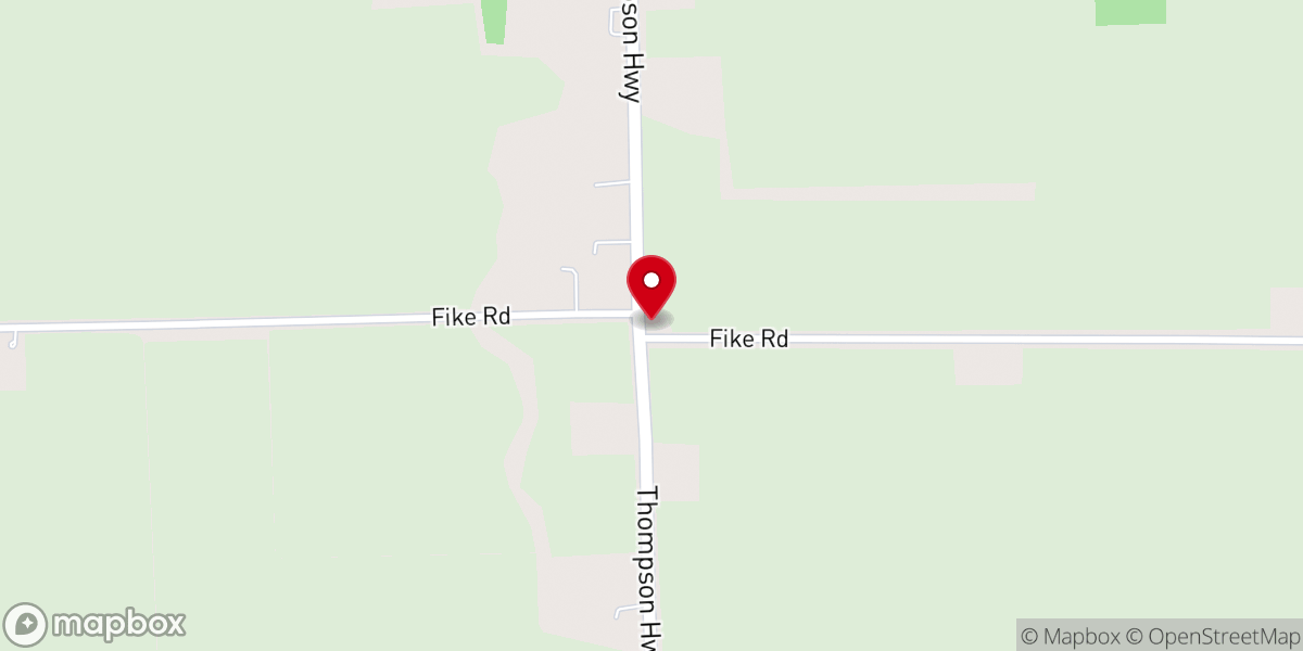 Map showing location of Blessed Savior Lutheran Church