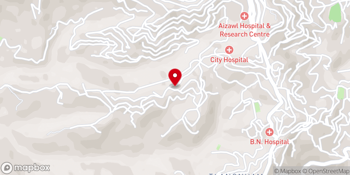 Map showing location of Missionary Training College