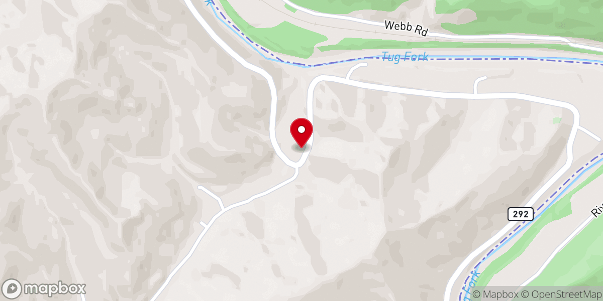 Map showing location of Calf Creek United Baptist