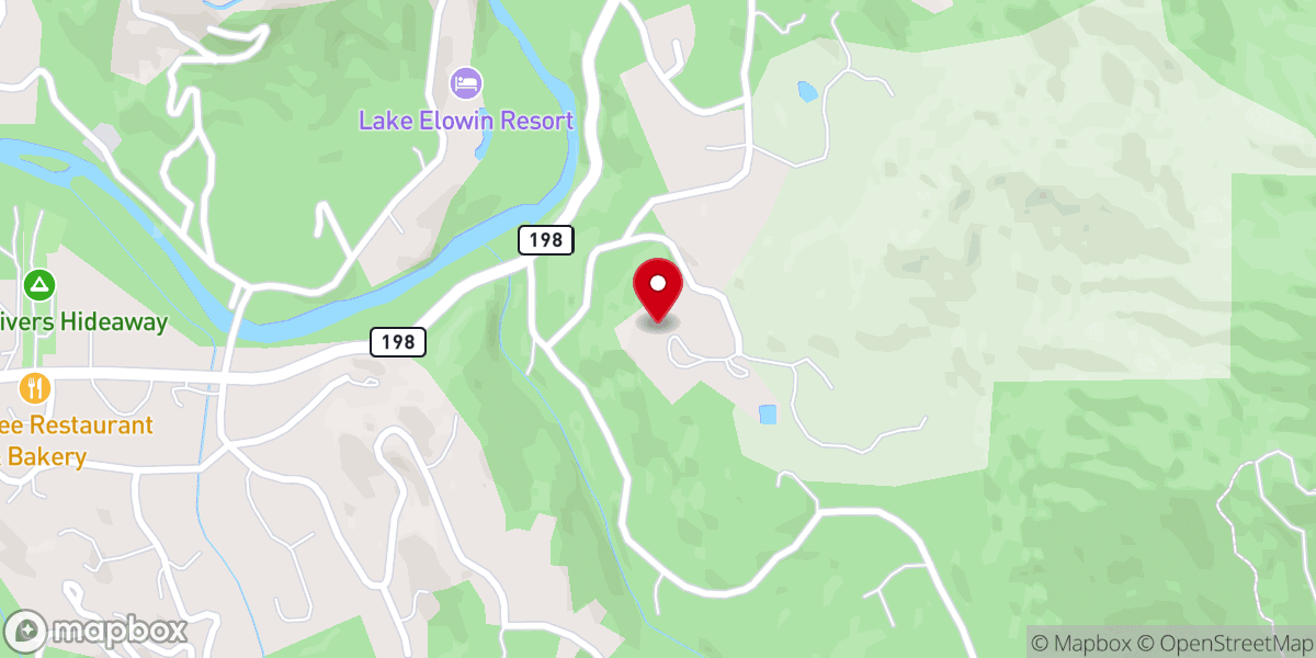 Map showing location of St. Anthony Retreat