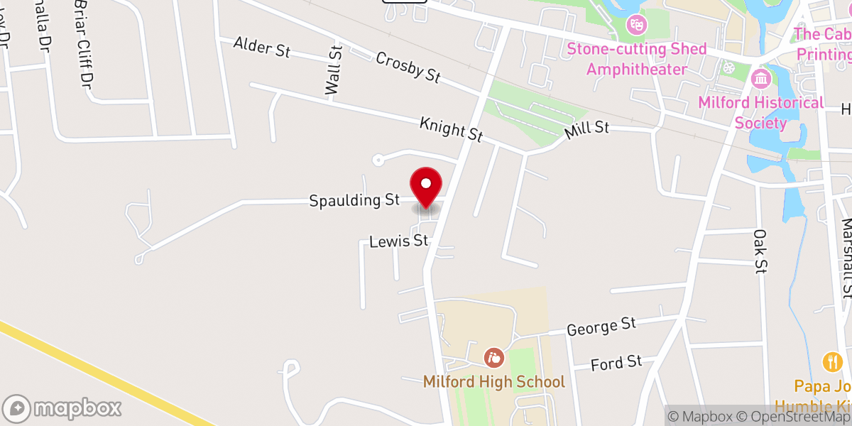 Map showing location of The Bridge Community Church