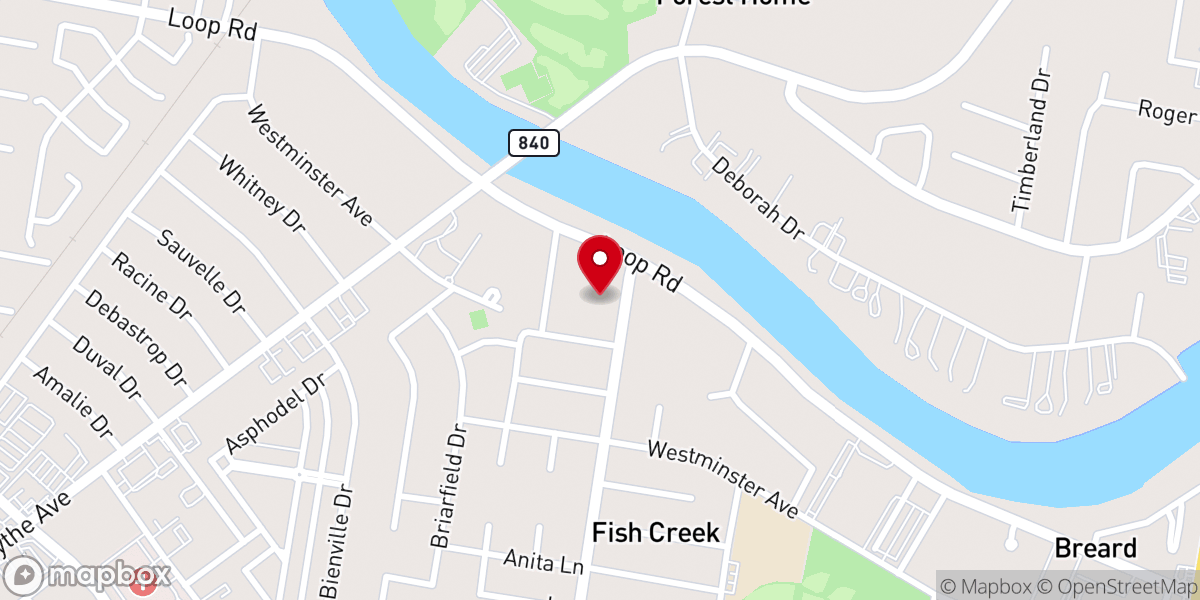 Map showing location of Northminster Church