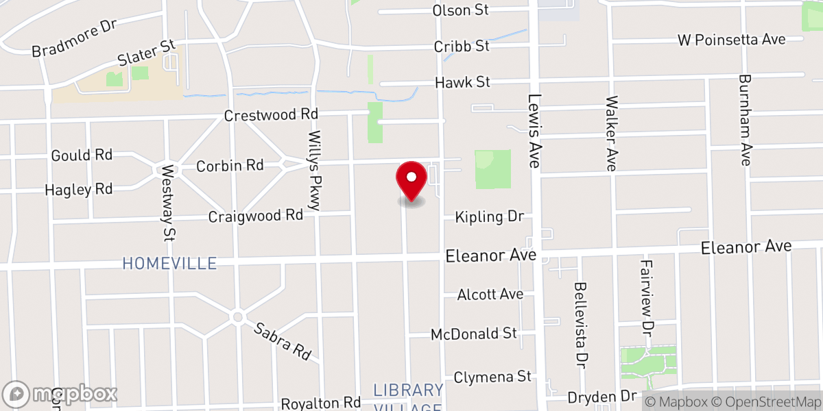 Map showing location of St. Catherine of Siena