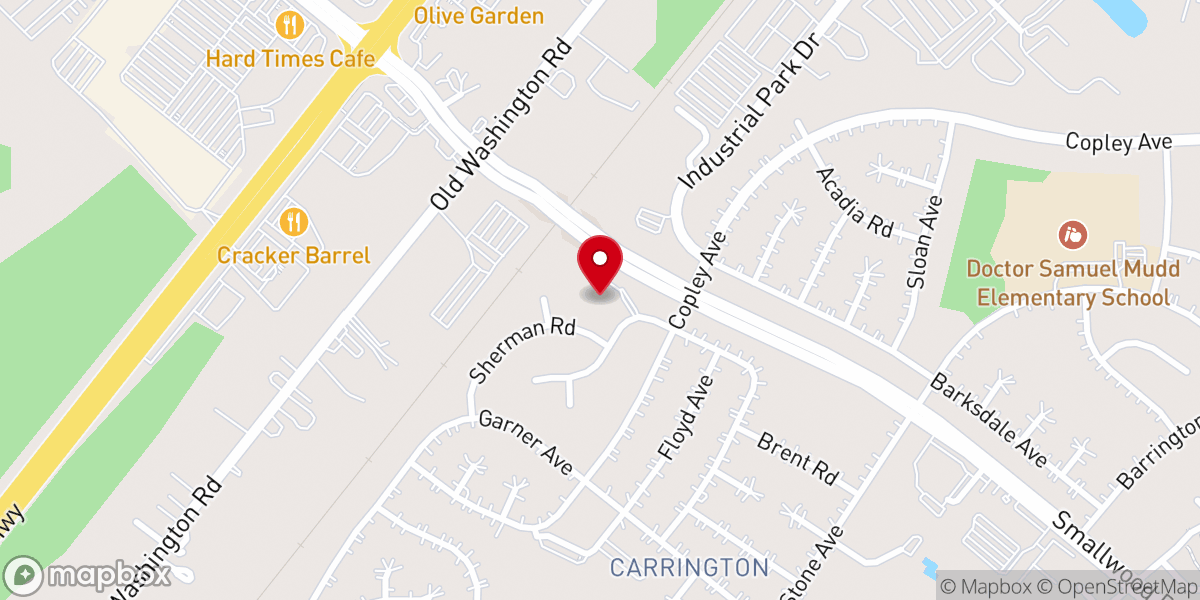 Map showing location of The Church @ St. Charles