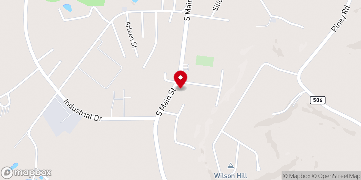 Map showing location of The Front Porch