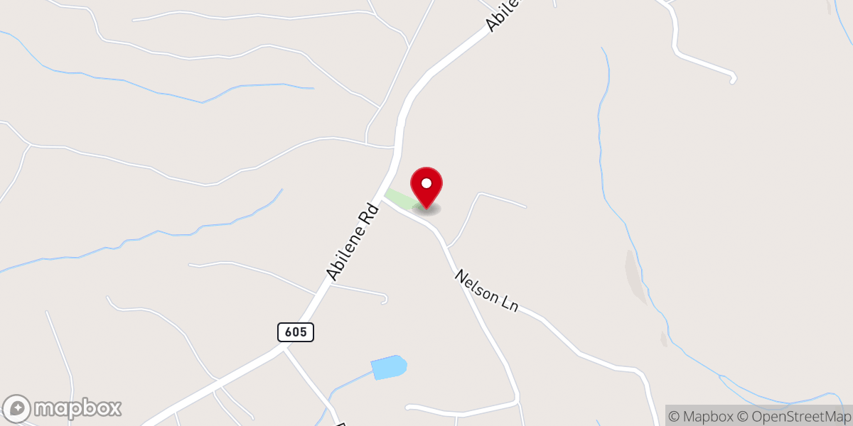 Map showing location of Saint Douglas Baptist Church