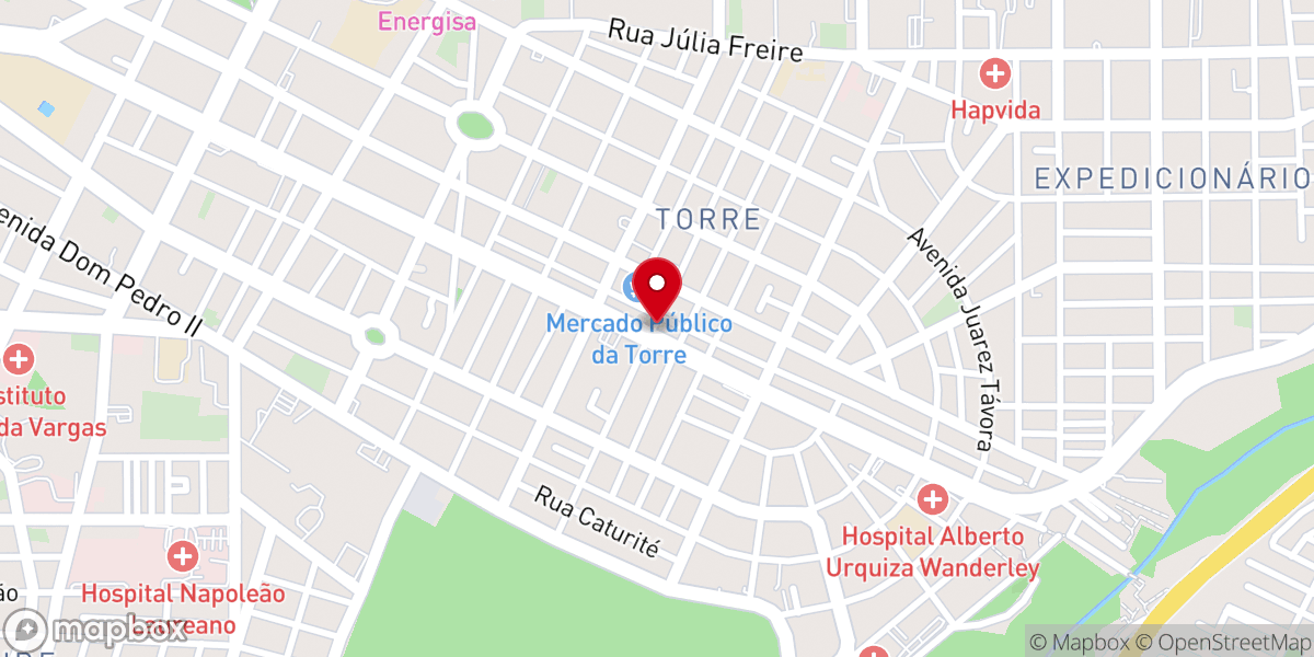 Map showing location of Assembléia de Deus