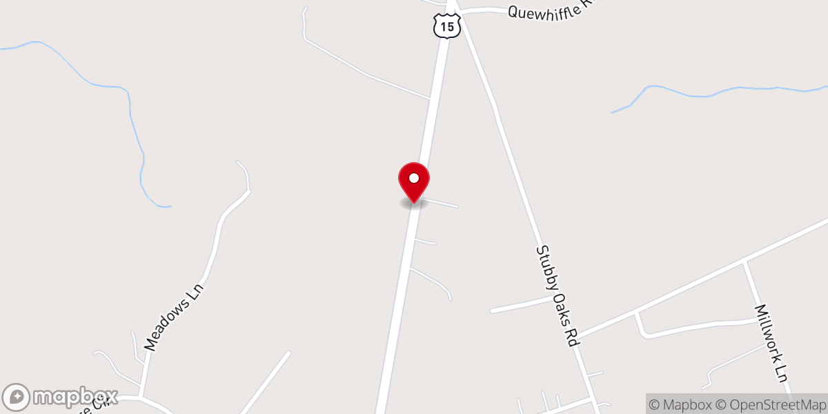 Map showing location of Christ's Way Community Church