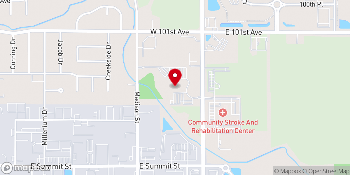 Map showing location of Bethel Church