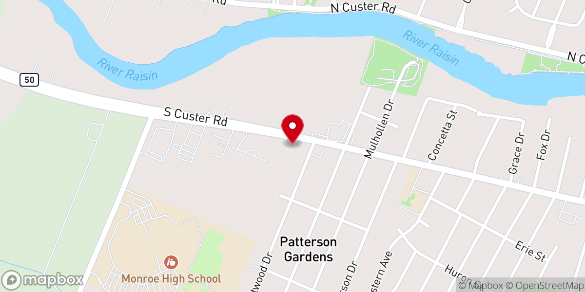 Map showing location of First Church of God