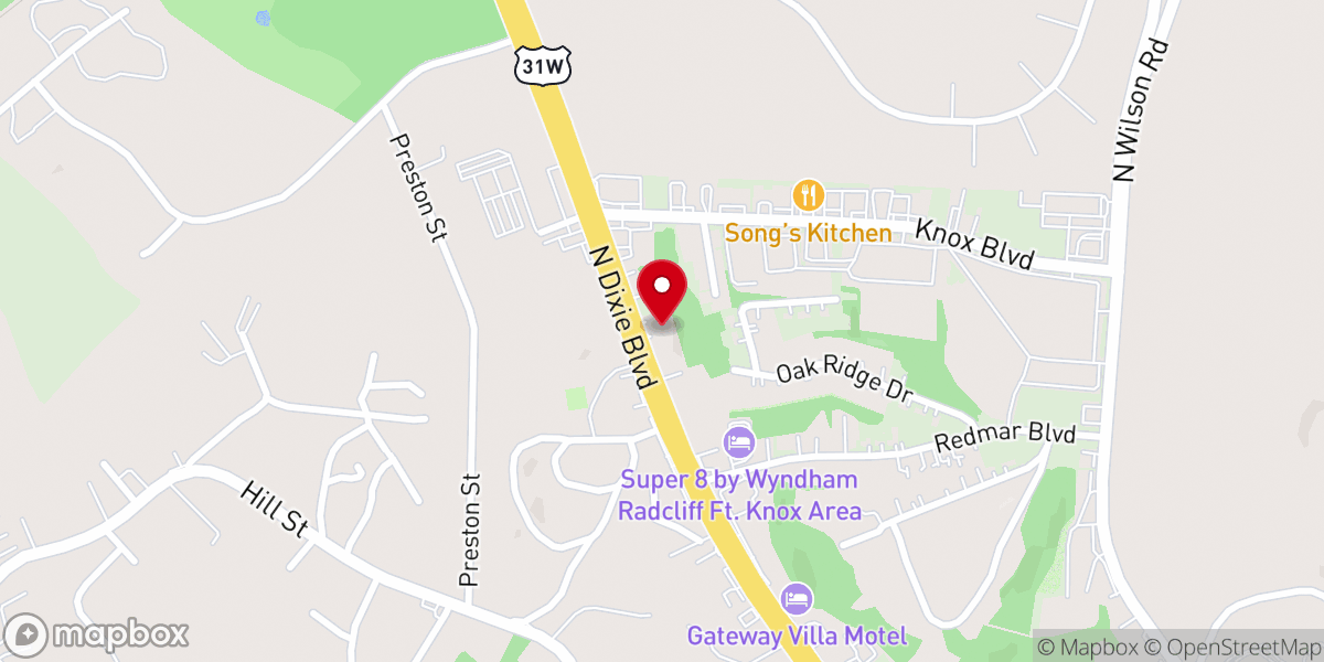 Map showing location of Centro Cristiano Casa De