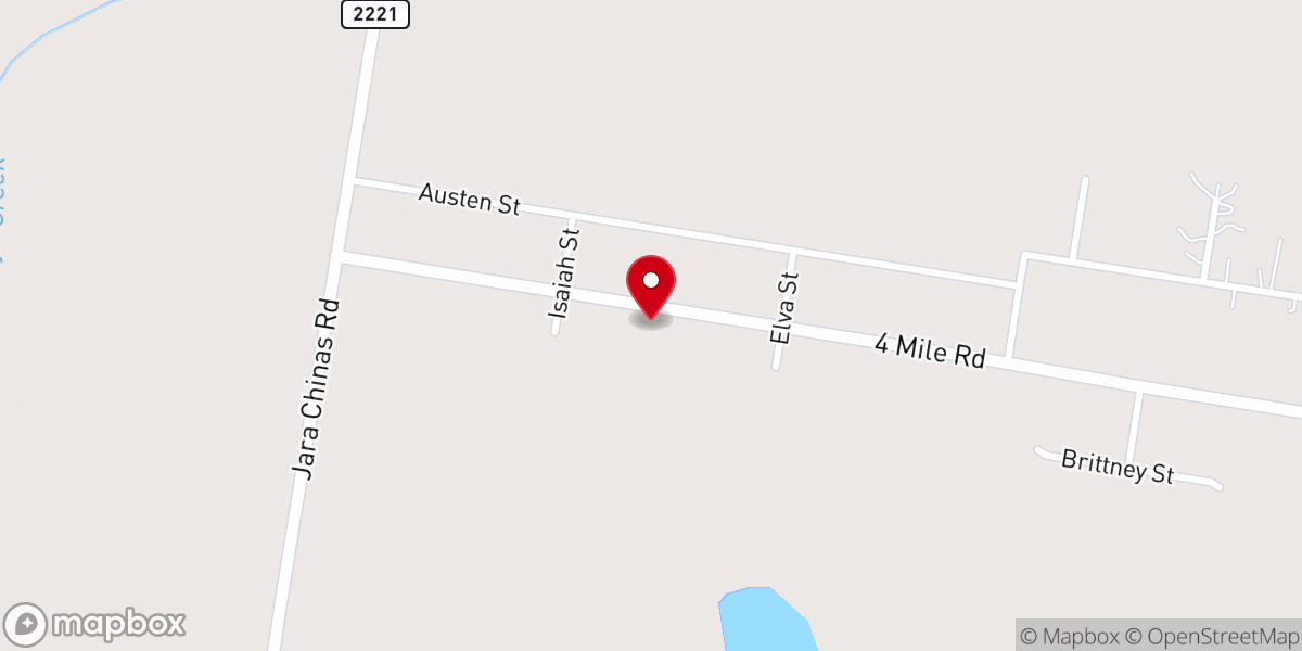 Map showing location of Iglesia Bautista Nueva Esperanza