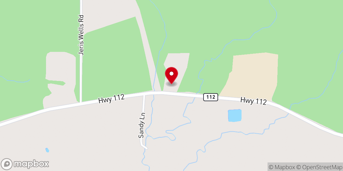 Map showing location of Fellowship United Methodist
