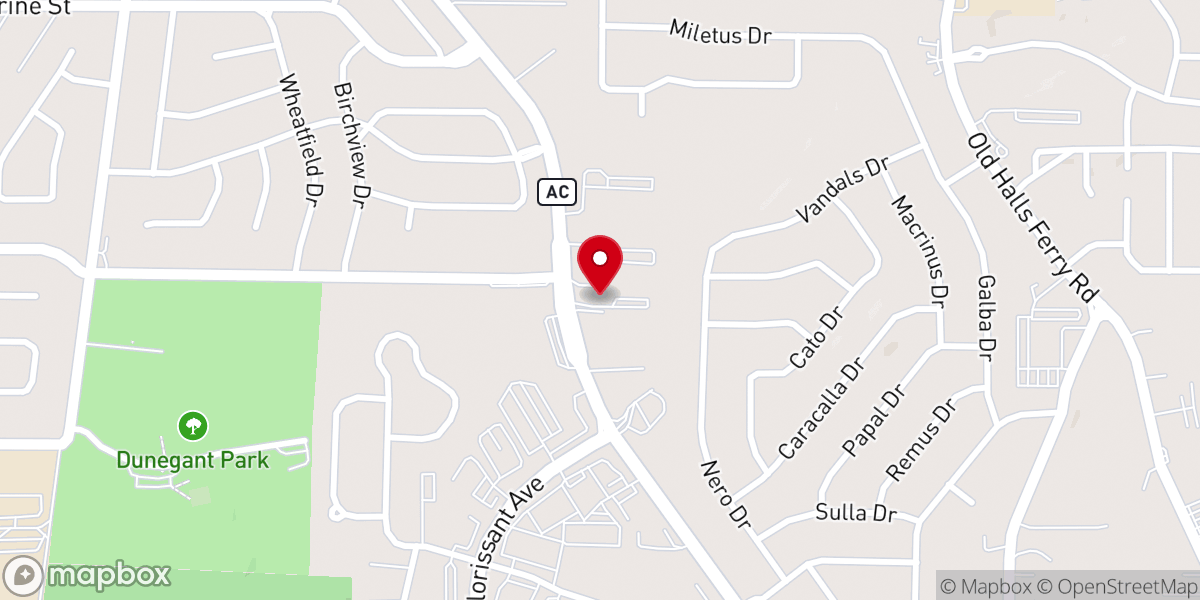 Map showing location of Spirit of Love church