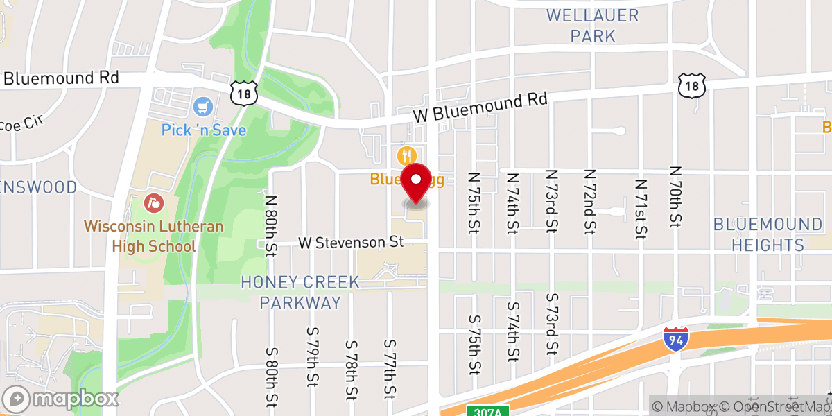 Map showing location of St Vincent Pallotti Parish - West