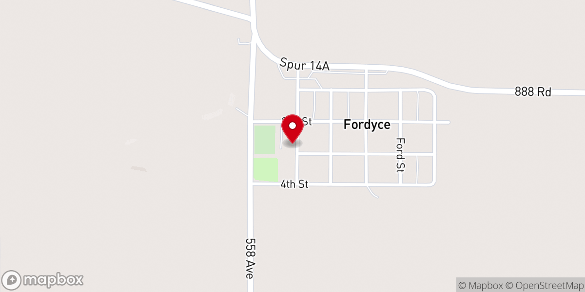 Map showing location of Saint John the Baptist Catholic Church