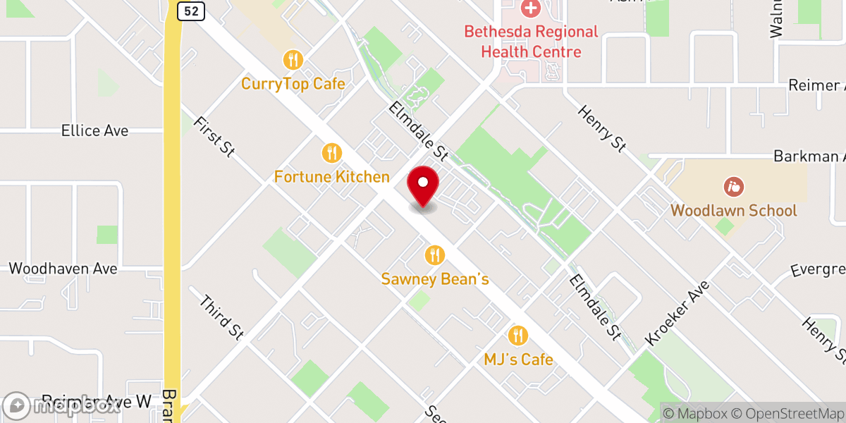 Map showing location of Family Services and Housing