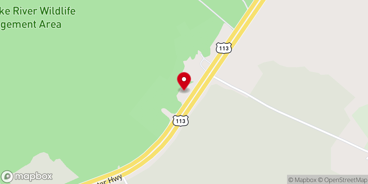 Map showing location of Shiloh Methodist Church