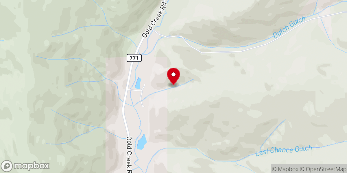 Map showing location of Big Horn Ministries