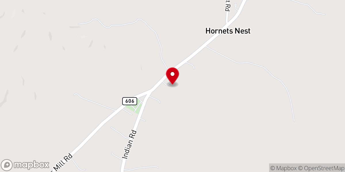 Map showing location of BridgePoint Church