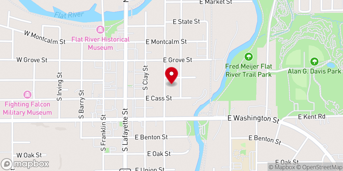Map showing location of American Apostolic Catholic Church