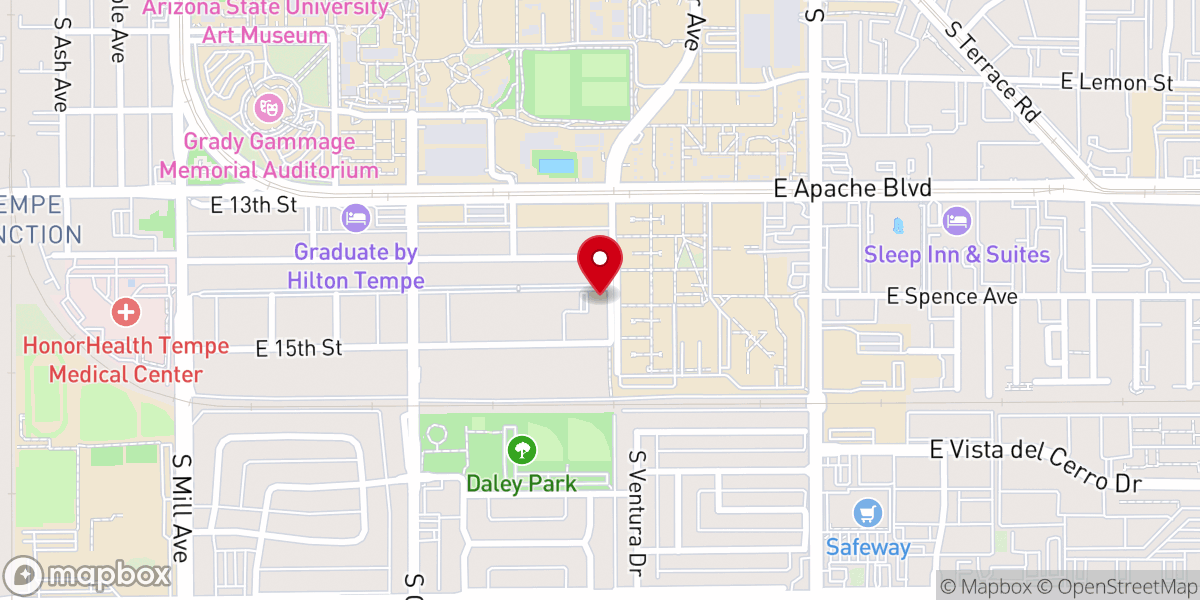 Map showing location of University Lutheran Church