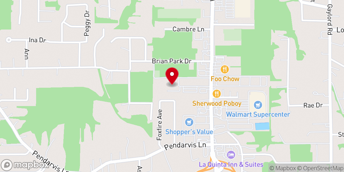 Map showing location of Revival Temple Church