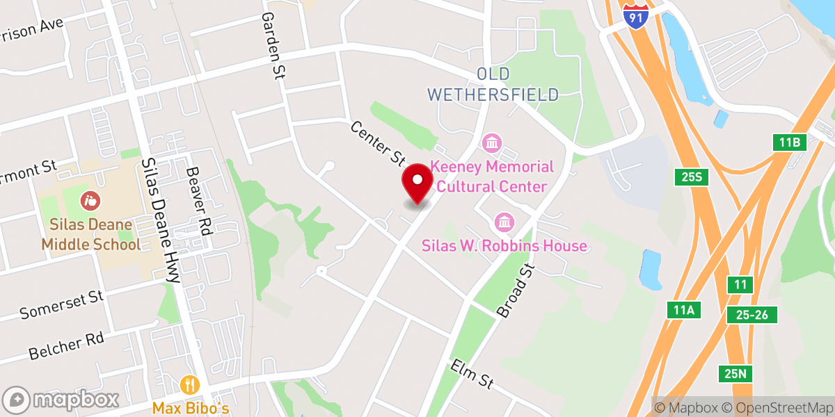 Map showing location of Cottonwood & Church