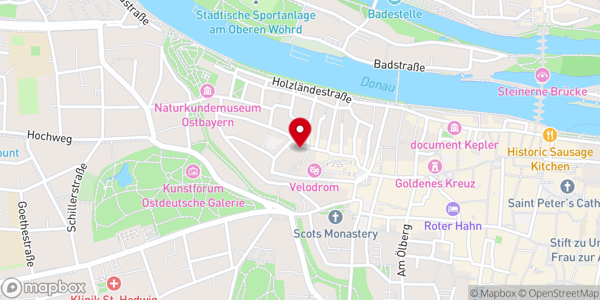 Map showing location of Verklärungskapelle • Orthodoxe Kirchengemeinde Verklärung Christi