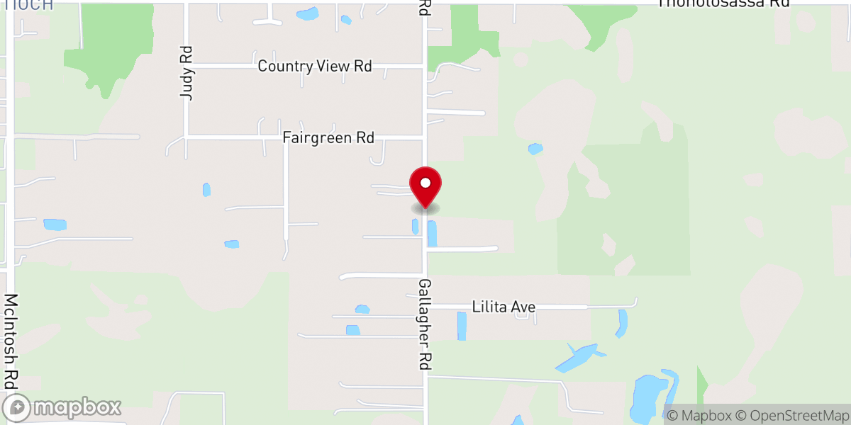 Map showing location of Futuro Templo Ebenezer Tampa
