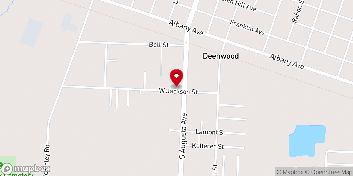 Map showing location of Christ's Church