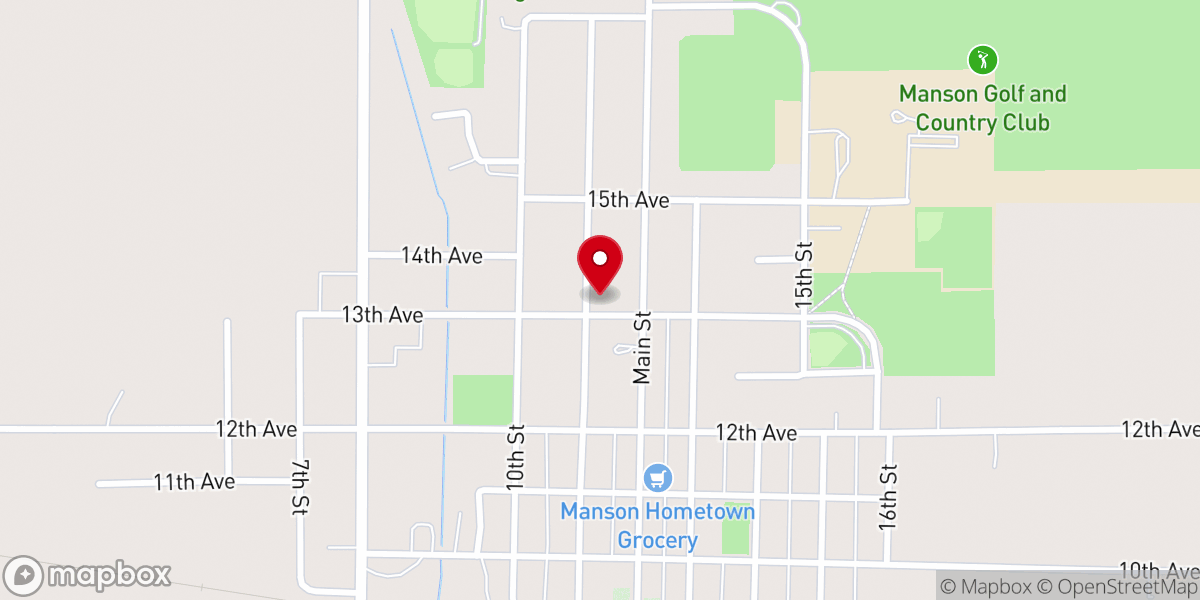 Map showing location of St Paul Evangelical Lutheran Church
